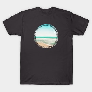 Beautiful ocean beach with big sky T-Shirt